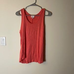 Coral tank top LulaRoe